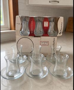 Pasabahce Aida Turkish Tea Glass Set of 6