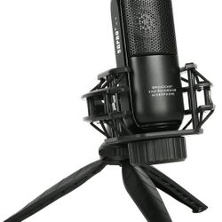 Micrófono de condensador multiusos con cápsula de micrófono de diafragma grande