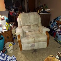 Reclining chair Cloth multi coloredApproximately from the 1970