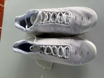 Nike Air Max Plus “White / Pure Platinum / White” (Triple White)