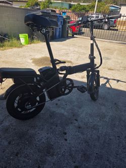 Folding Electric Bike Black
