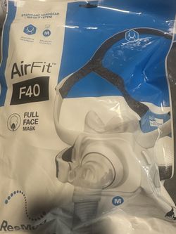 The All New ResMED Airfit F40 Size Medium With Standard Headgear Full Face Mask