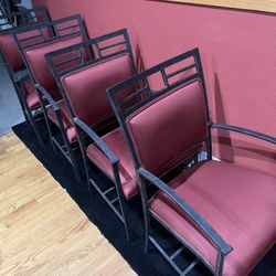 Four Dining Arm Chairs