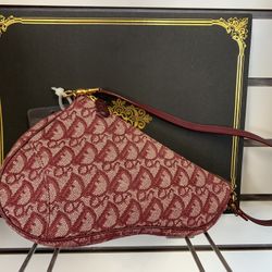 Christian Dior Burgundy Bag