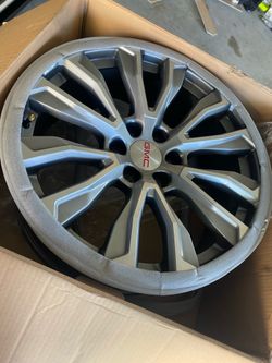 2021 STOCK GMC DENALI RIMS SET OF 4