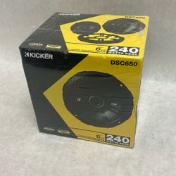 Kicker Dsc650 6 1/2 Inch 240 W Speakers New Inbox