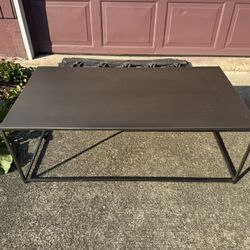 CB2 Metal Coffee Table 