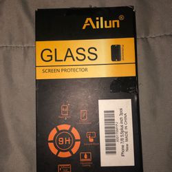 Glass screen protector for iPhone 7/8 plus