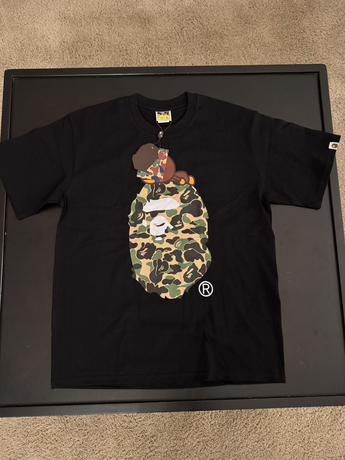 NWT Black Bape X Baby Milo Camo T-Shirt