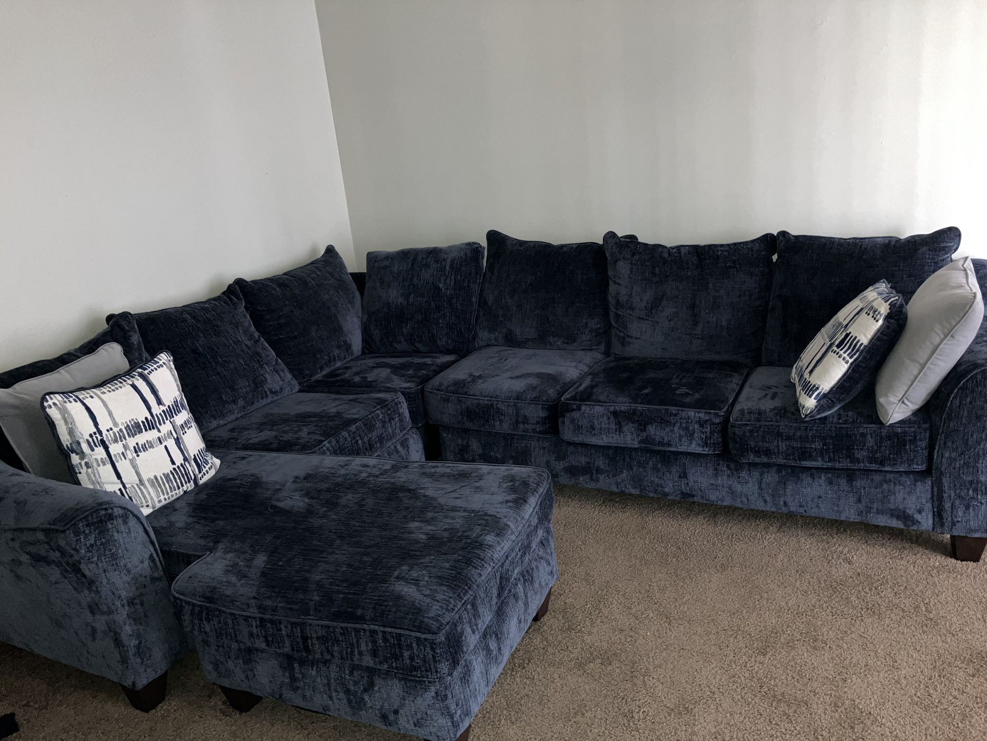 Blue Sectional
