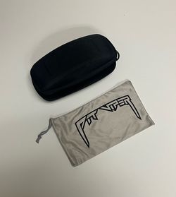 Sun Glasses Pouch with Bag for Pit Viper Shades. In Very Good Condition. Please Note: No Shades!! ONLY: $10.