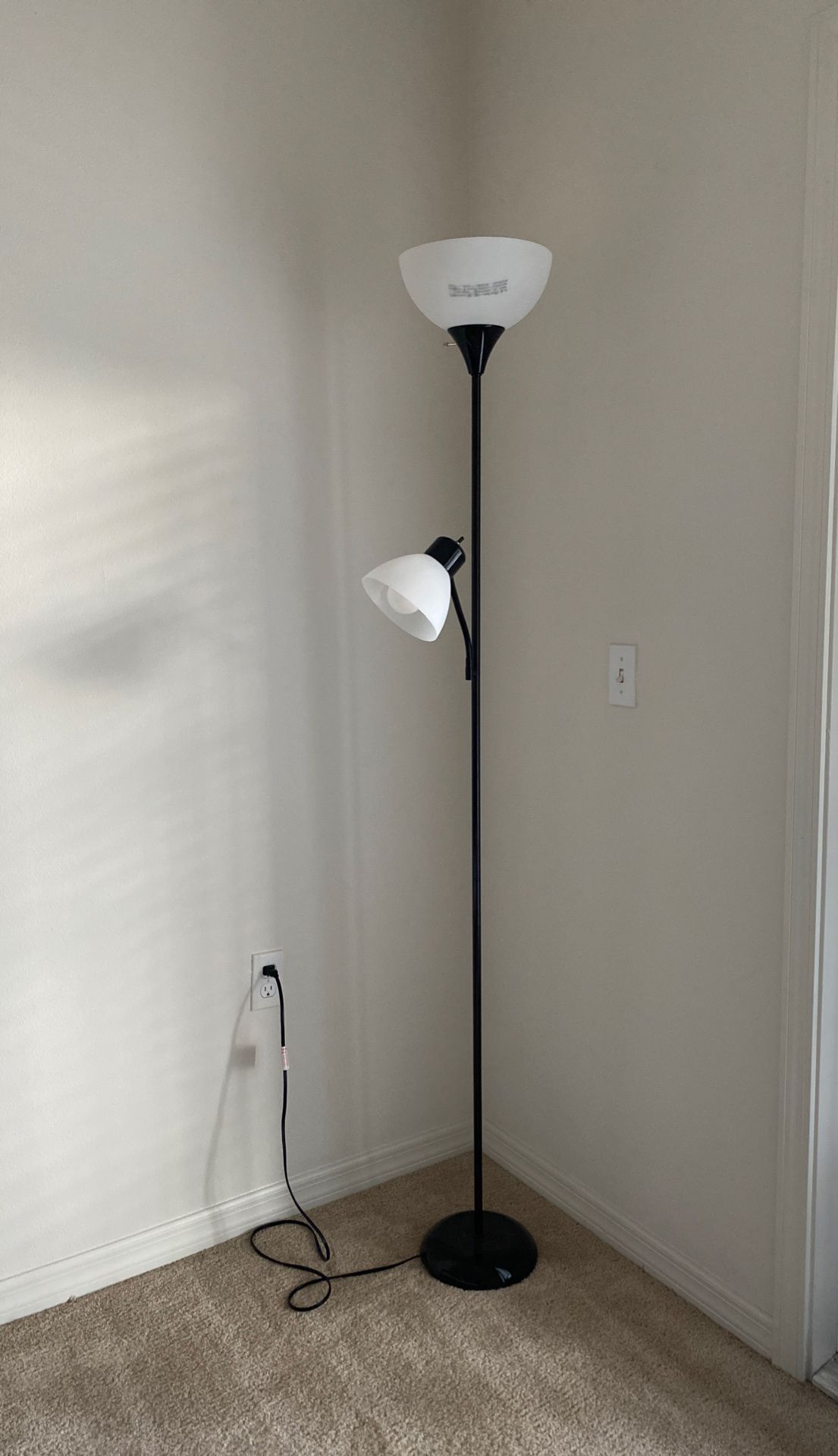 6' Black Floor Lamp