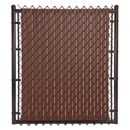 Maximum Privacy Brown SoliTube Slats™ for 6ft Chain Link Fence