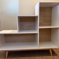 Modern White Cube Bookcase / Shelving