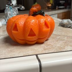 Wax Jack-o’-lantern 