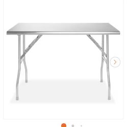 Stainless Steel Kitchen Table 