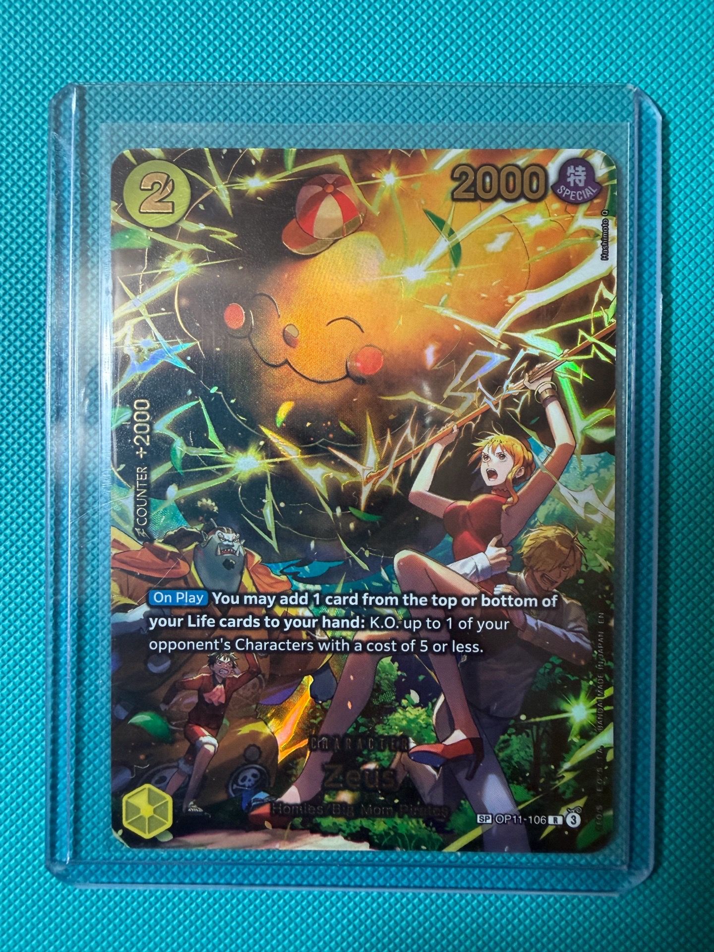Zeus SP OP11-106 One Piece Adventure on Kami's Island Foil
