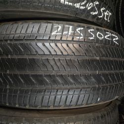 4 Tires 275.50.22 Bridgestone Alenza 80 % Tread Dot 0523