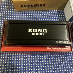 New Kong Audio Mini 1000w Rms Mono Car Bass Amplifier $130 Each 