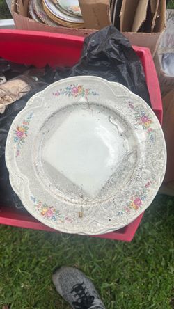 Old plates and stuff