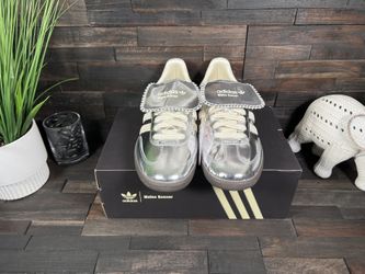 adidas gazelle silver green womens Adidas Samba Wales Bonner Silver