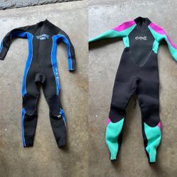 Brand New O’Neil & Billabong Wetsuits Kids Surfing 