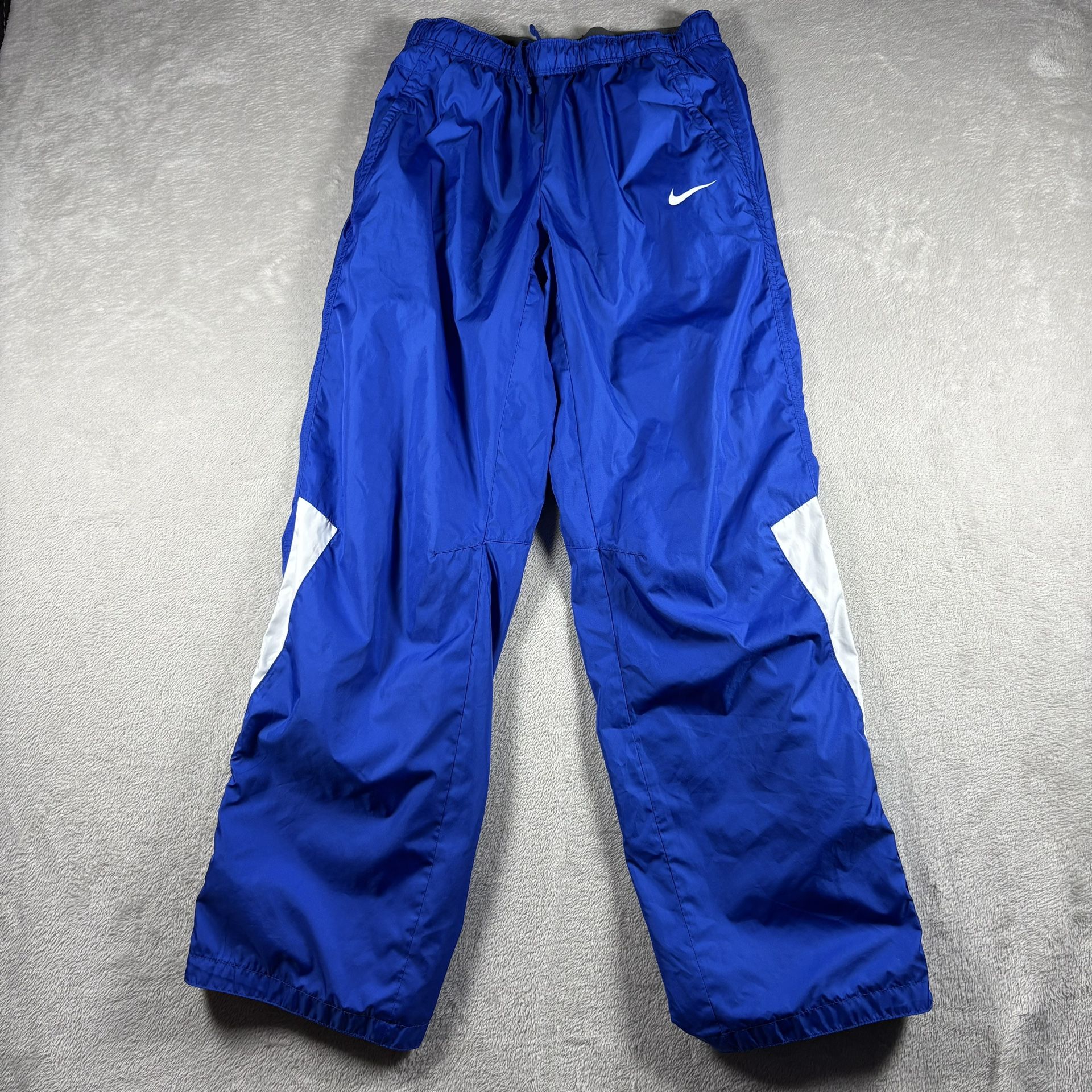 Vintage Nike Track Pants Men’s S Blue Y2K Baggy Windbreaker Strom Fit Baggy#3018