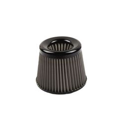 Brand New Universal JDM BLACK 3" 76mm Power Intake High Flow Cold Air Intake Filter Cleaner