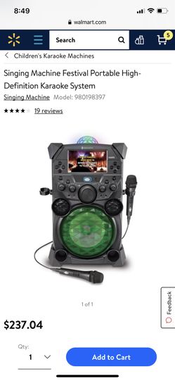 Singing Machine/Karaoke machine/ Radio/Bluetooth Speaker