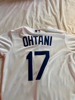 Shohei Otani White/Home Dodgers jersey