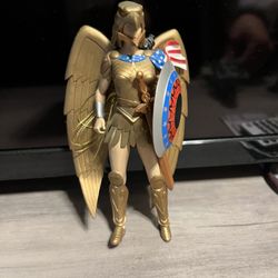 DC Direct Kingdom Come Series 3 Armored Wonder Woman Action Figure 2003 toy 1984