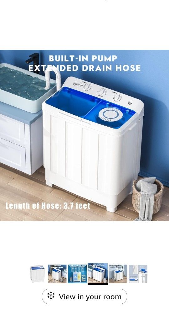 Portable Washing Machine for Dorms, Apartments, RVs