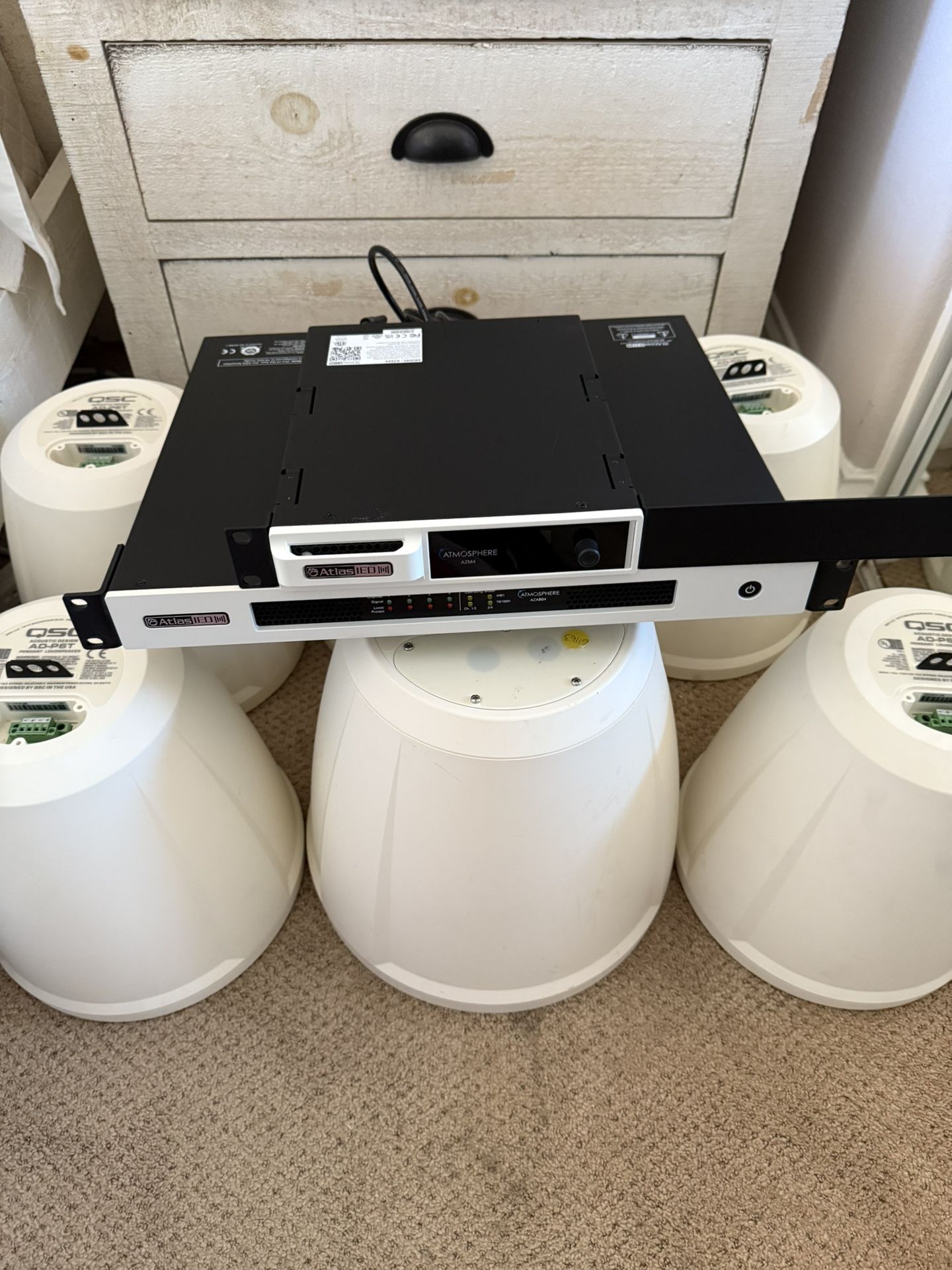 QSC and ATLAS COMMERCIAL SOUND SYSTEM