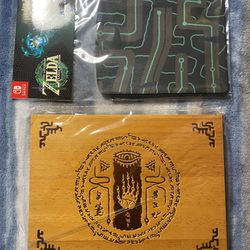  Legend Of Zelda Tears Of The Kingdom Wooden Plaque And Arm Sleeve