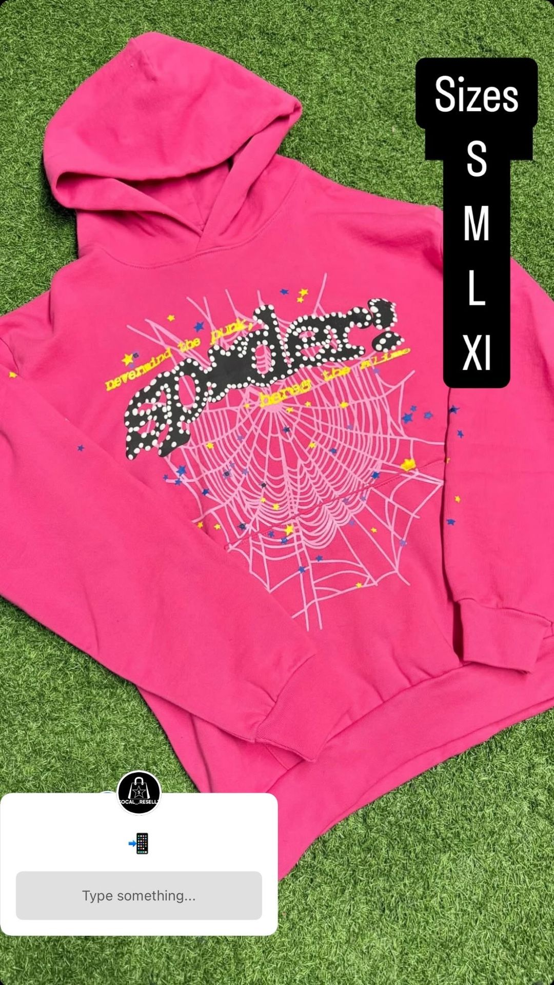 Pink Spider Hoodie