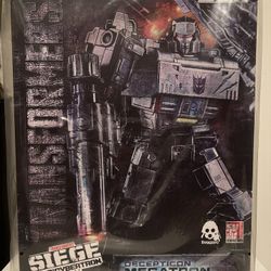 Threezero Transformers War For Cybertron Trilogy DLX Megatron & Optimus Prime