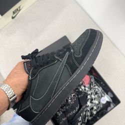 Travis Scott Jordan 1 Low Phantom 9.5 US Men 