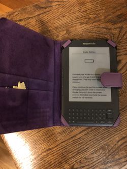 Kindle with case