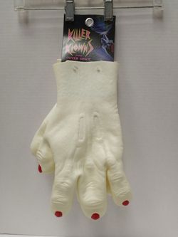  Killer Klowns From Outer Space Costume Gloves