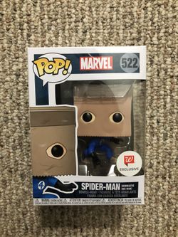 Funko Pop Vinyl - Spider Man (Bombastic Bag-Man / Spider-Man Brown Paper Bag) - Walgreens Exclusive