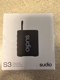 Sudio S3 Portable Speaker