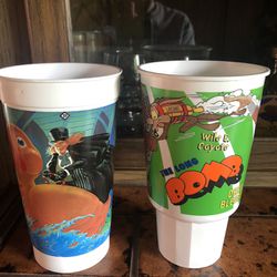 1990’s Collectible Plastic Cups 