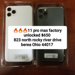iPhone 11 Pro Max Factory unlocked 