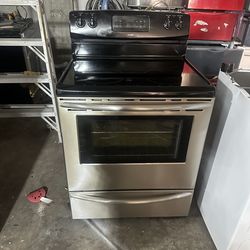 Eclectic stainless steel  stove