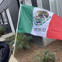Mexican Flags  65”