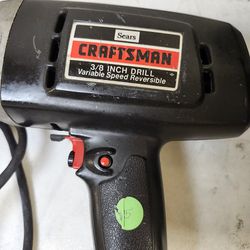 Craftsman 3/8 Inch Drill