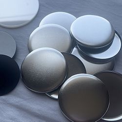 2-1/4” 2.25 inch STANDARD Size Tecre Magnet Back  Parts – 100 pcs