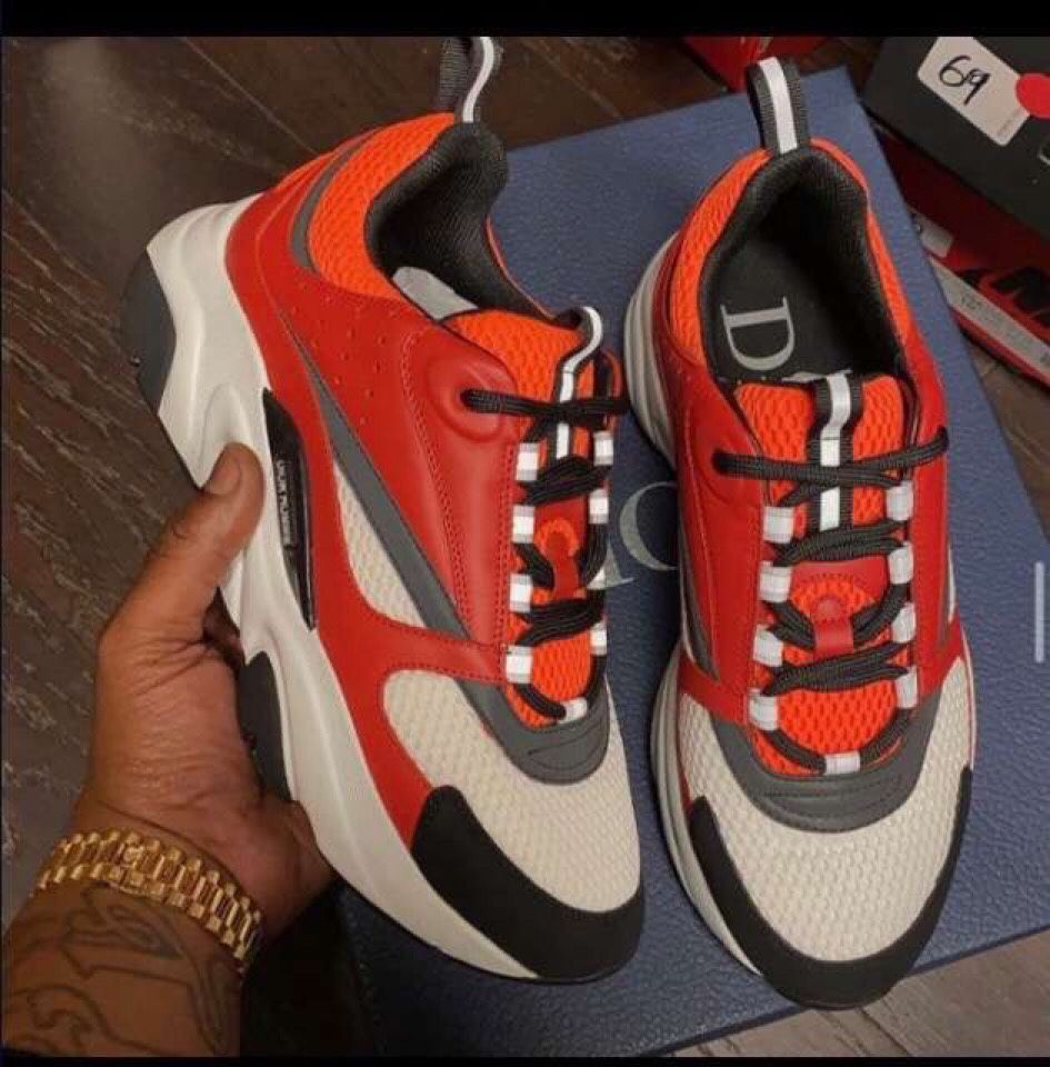 Christmas Gifts ๐ Dior B22 Orange Red Size 9