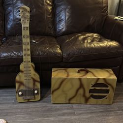 Old Kraftsman lap still guitar and amp vintage