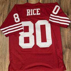 New Men’s Size Large Mitchell & Ness San Francisco 49ers Jerry Rice Jersey